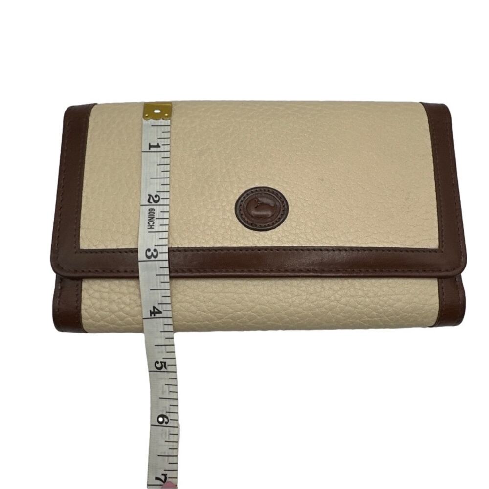 Vintage DOONEY & BOURKE Brown and Cream Wallet - Picture 11 of 12